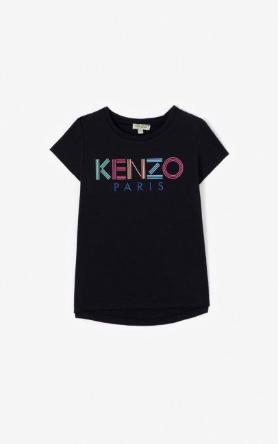 Kenzo Kids Kenzo Logo T-shirt Black